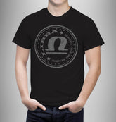 Distressed Libra Zodiac Horoscope Astrology Symbol Men Women Unisex short sleeve t-shirt, Tops, $ 27.95, A Moment Of Now™
